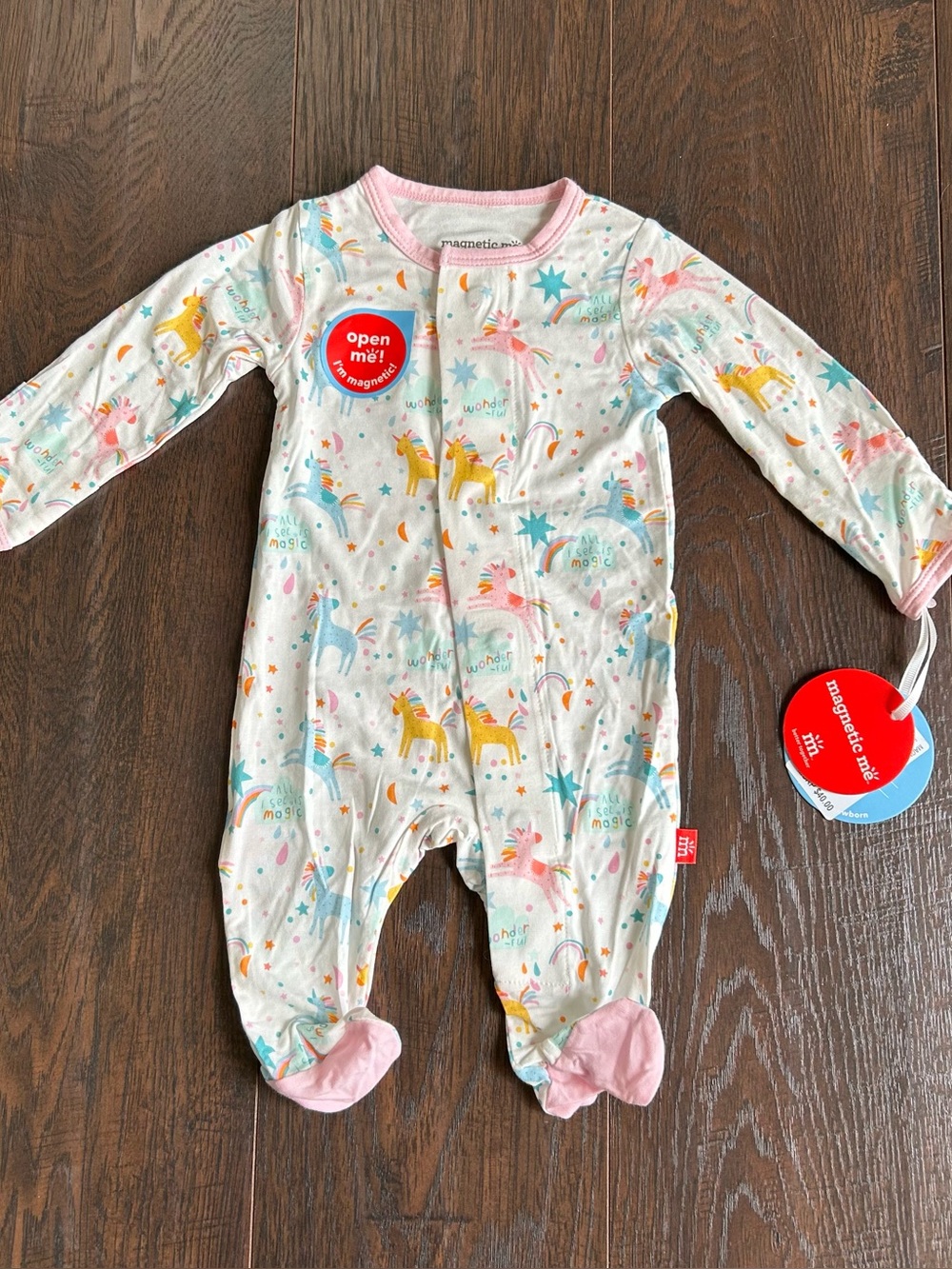 Magnetic Me Magic Glitter Sparkle Modal Magnetic Footie Newborn